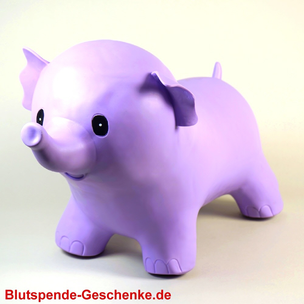 TreuePr&auml;sent H&uuml;pfelefant aufgeblasen