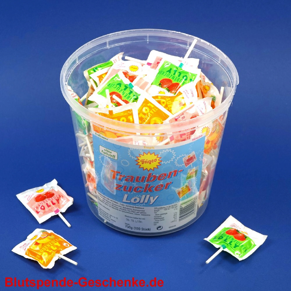 Traubenzucker-Lollys Frigeo