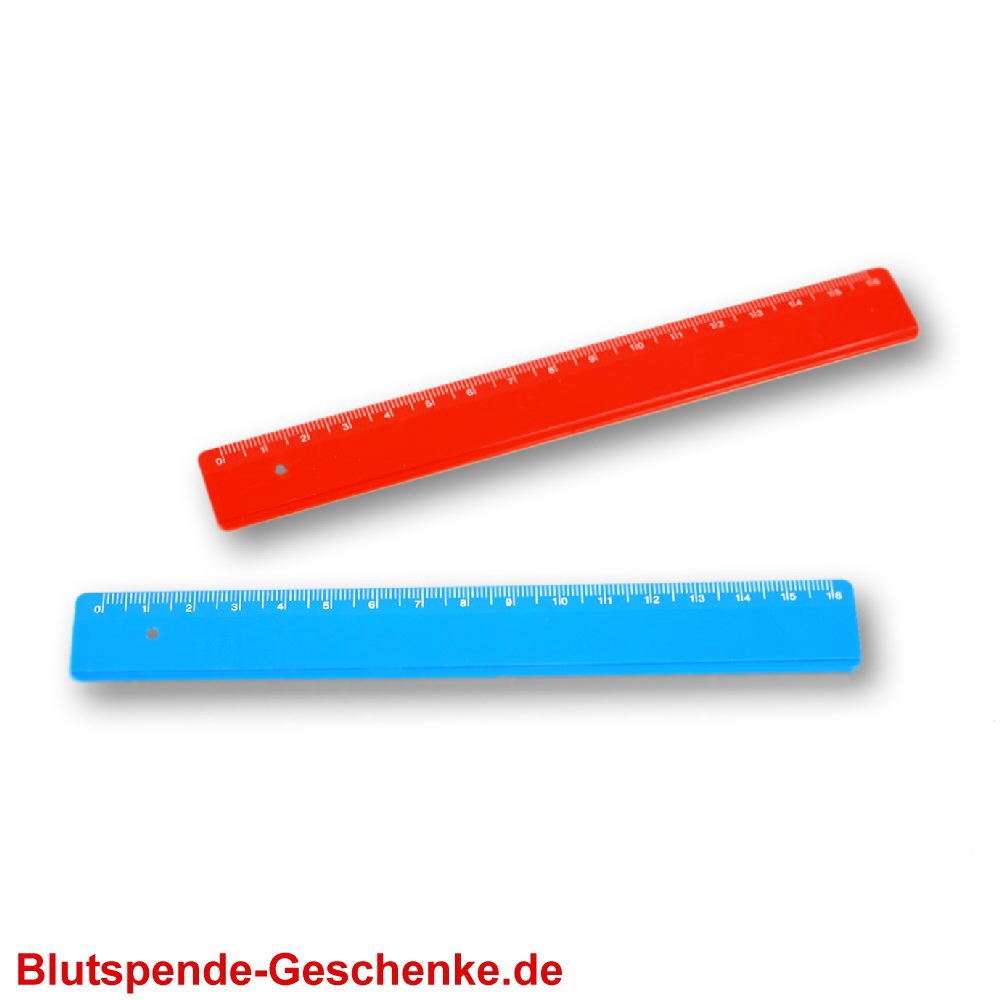 TreuePr&auml;sent Lineal rot und blau