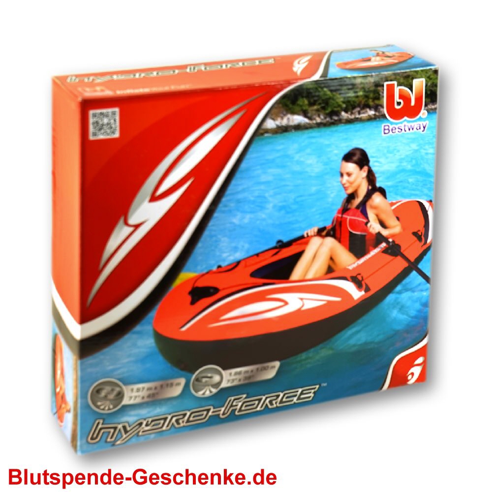 TreuePr&auml;sent Schlauchboot rot