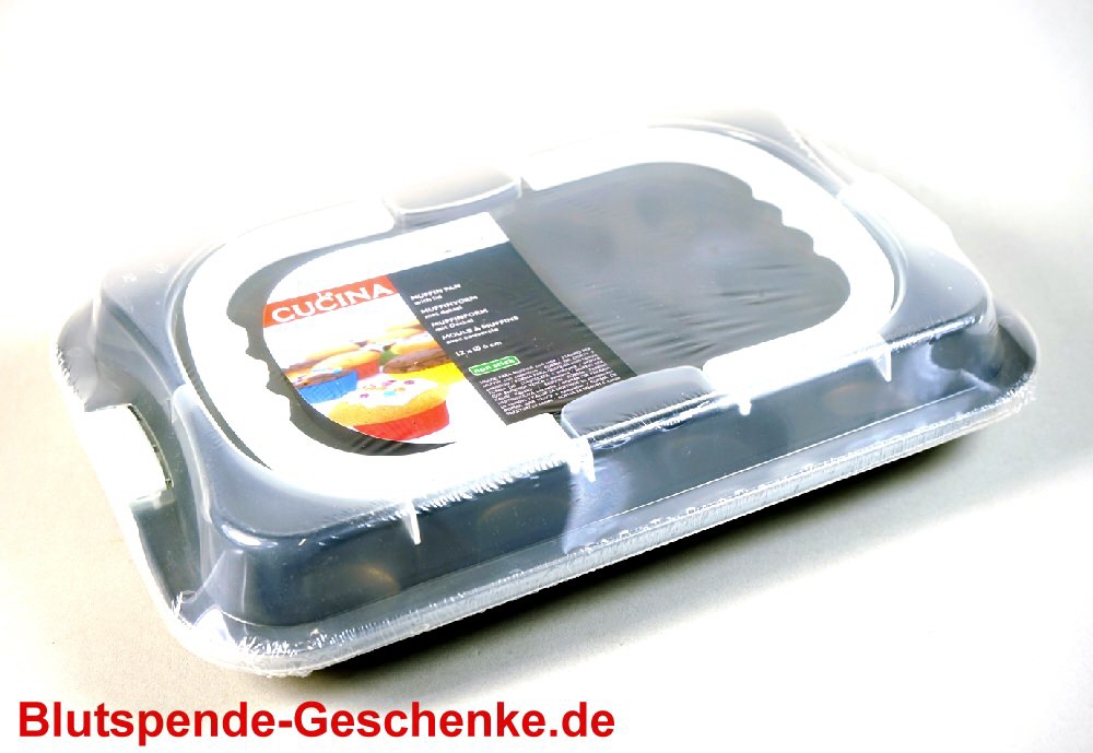TreuePr&auml;sent Muffins-Form mit Transportdeckel