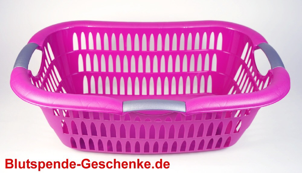 TreuePr&auml;sent Waschkorb aus Kunststoff 60 x 40 x 22 cm