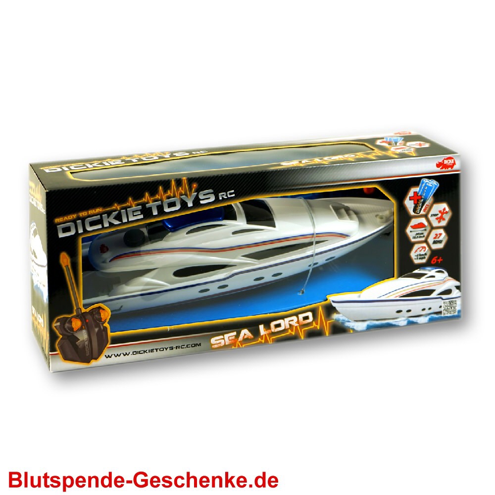 TreuePr&auml;sent Schnellboot mit Fernsteuerung