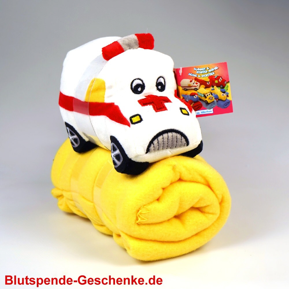 Pl&uuml;schtier mit Decke