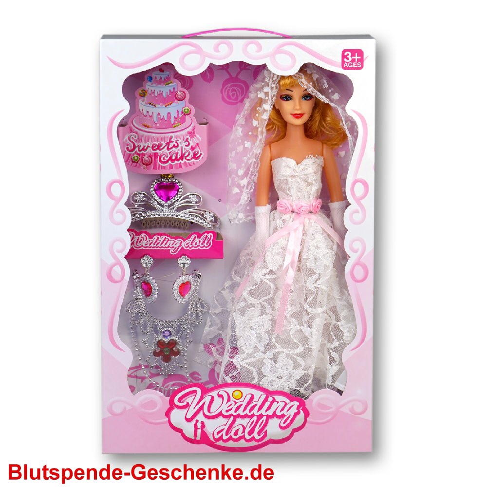 Hochzeitspuppe mit Zubeh&ouml;r
