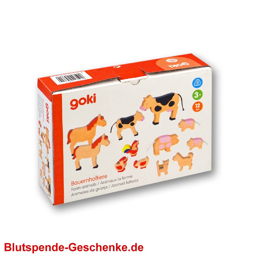 Bauernhoftiere aus Holz