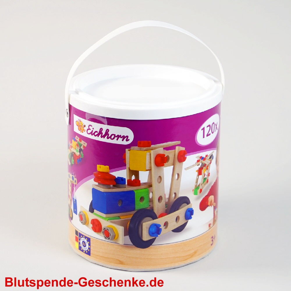 TreuePr&auml;sent Holzspielzeug Eimer