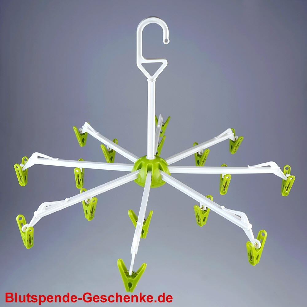 W&auml;sche-Spinne ge&ouml;ffnet