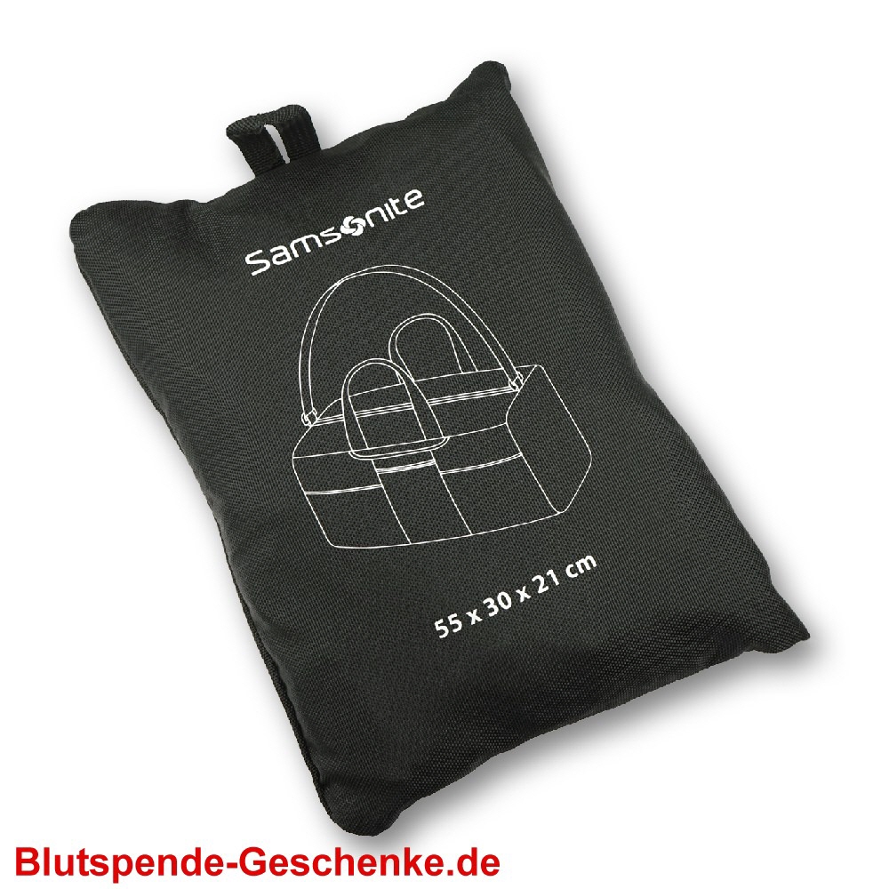 Faltbare Reisetasche schwarz