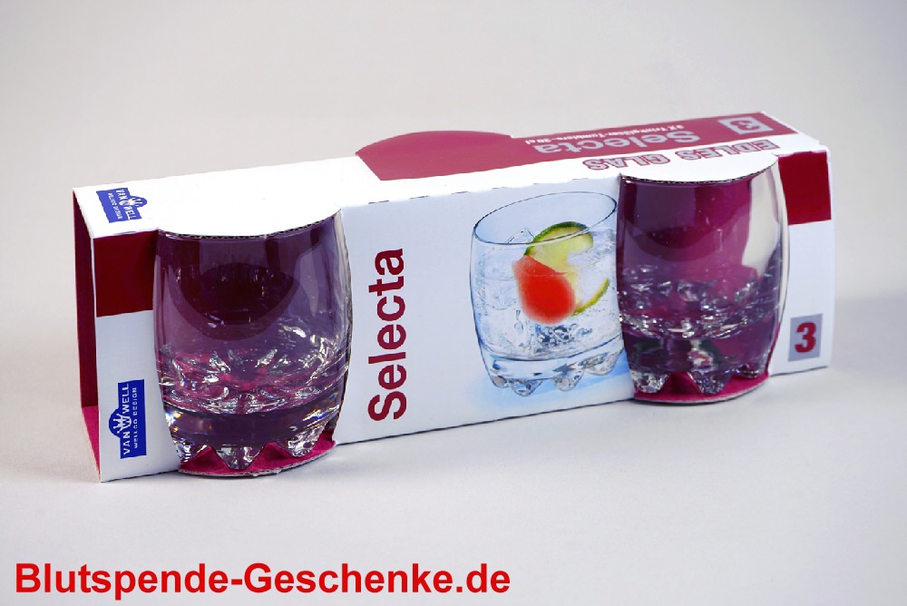 TreuePr&auml;sent Whiskey Gl&auml;ser 3er-Set