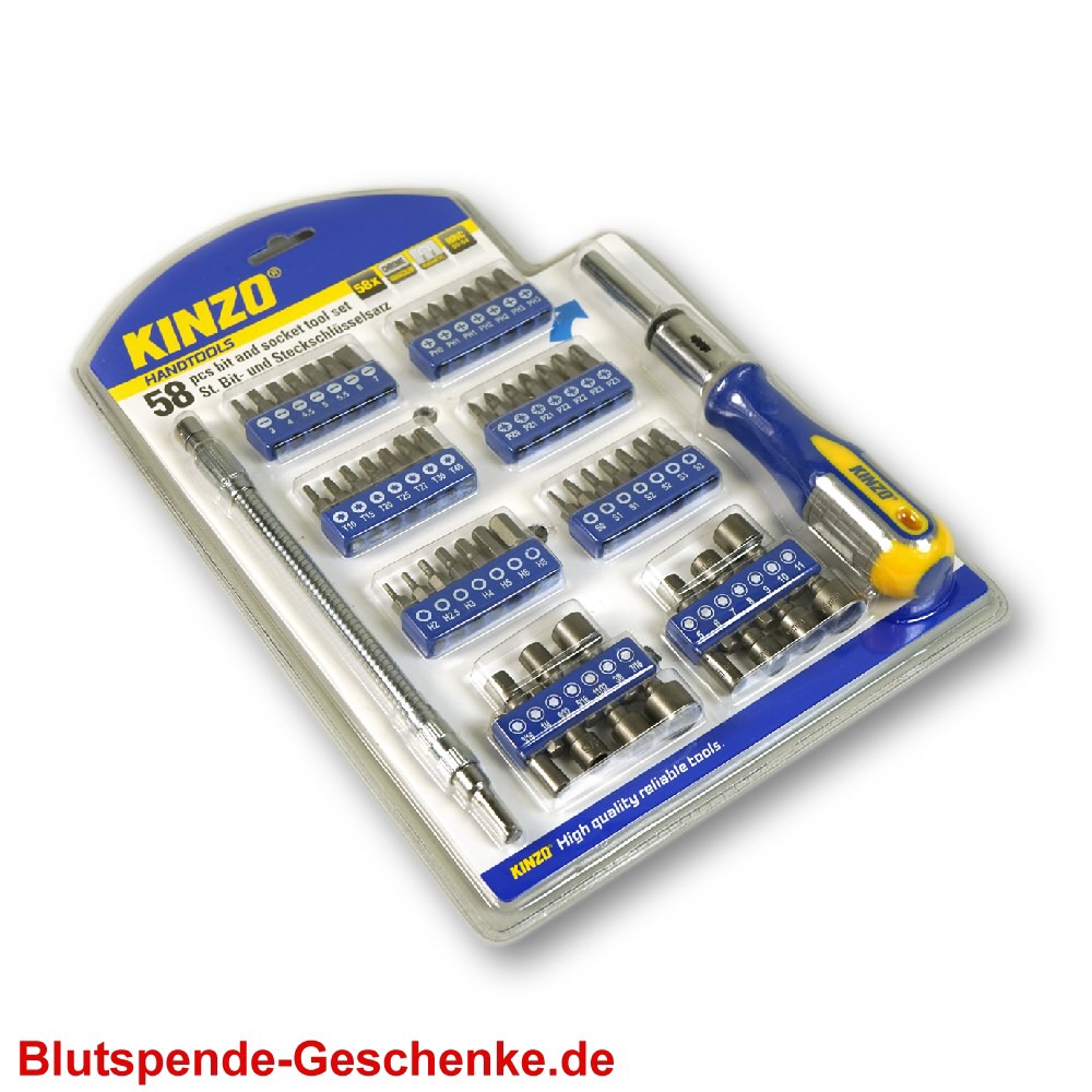 TreuePr&auml;sent Bit- & Steckschl&uuml;sselsatz