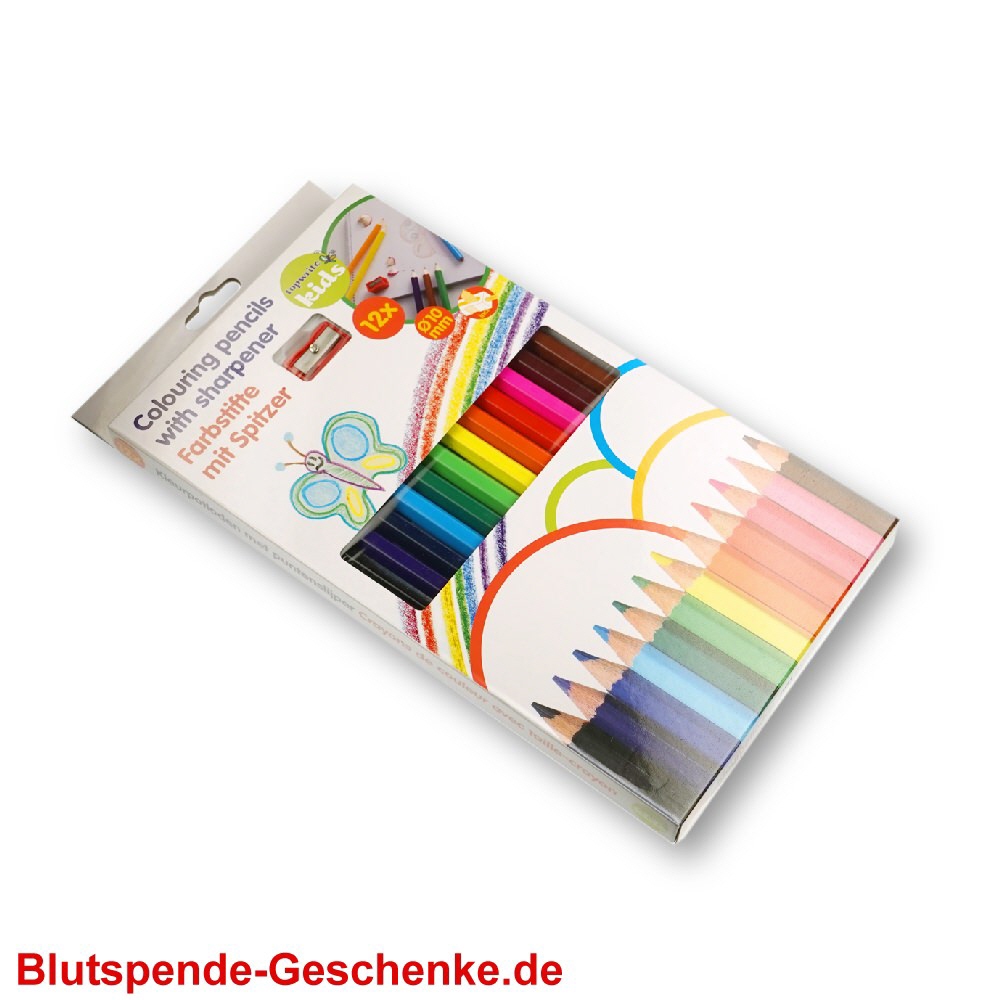 Farbstifte mit Anspitzer
