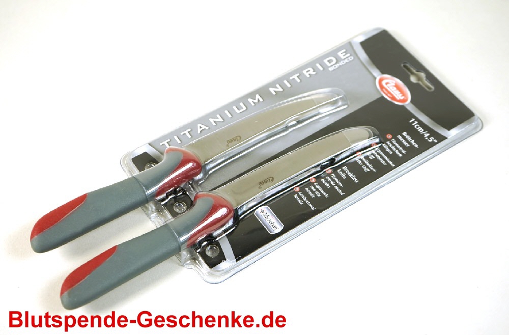 TreuePr&auml;sent Br&ouml;tchen-Messerset 2-teilig