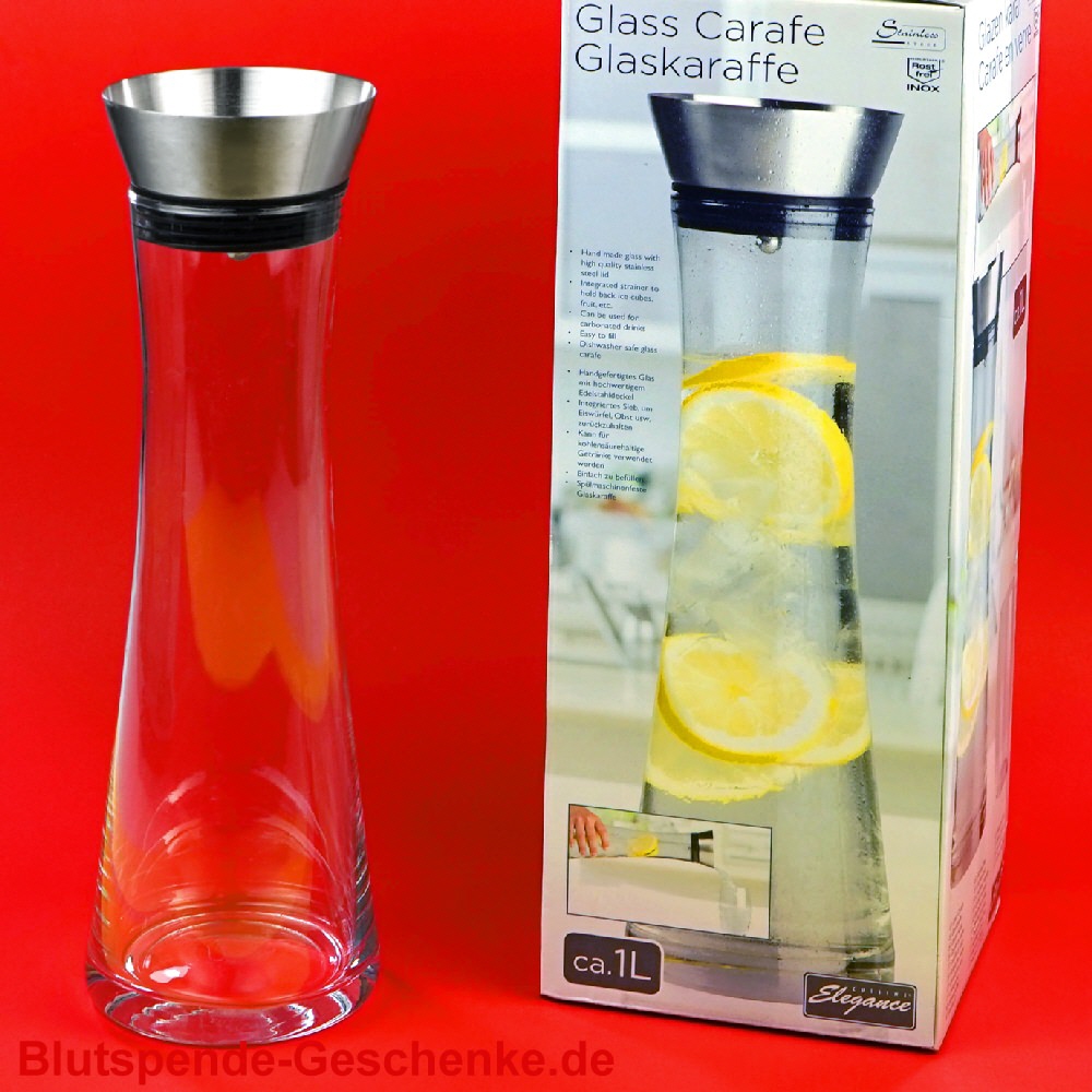 Gro&szlig;e Glaskaraffe