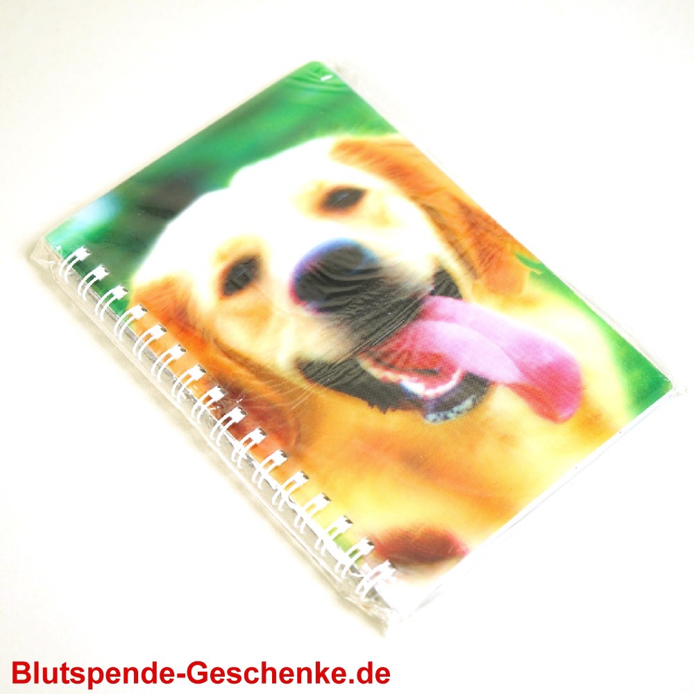 TreuePr&auml;sent 3D Notizbuch DIN A6