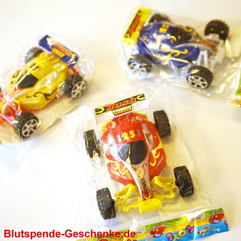 TreuePr&auml;sent Rennwagen mit R&uuml;ckzug