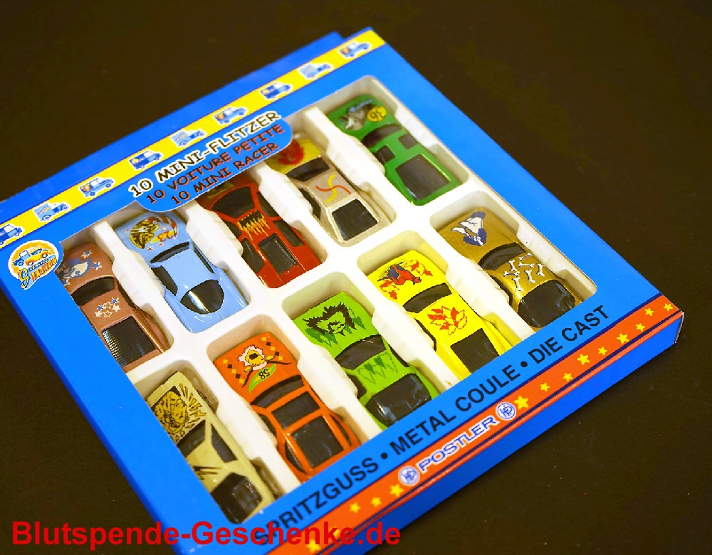TreuePr&auml;sent Mini-Flitzer 10er-Set