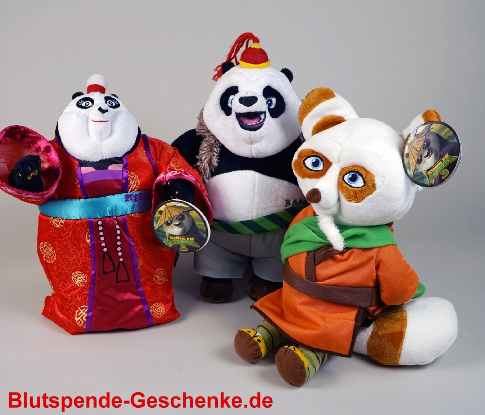 TreuePräsent Kung Fu Panda Plüschfiguren groß