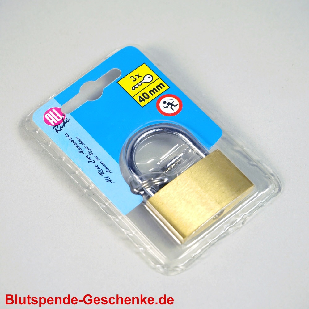 TreuePr&auml;sent Vorh&auml;ngeschloss 40 mm