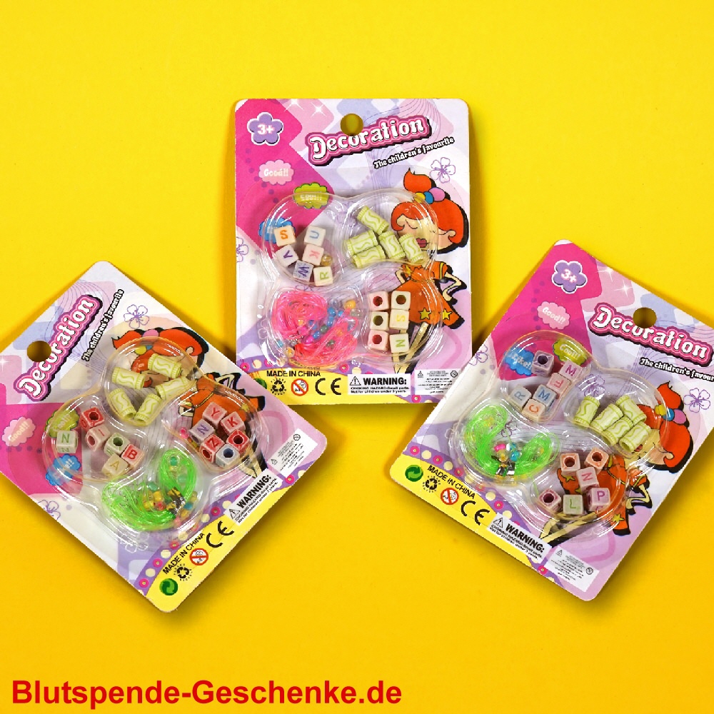 Blutspendegeschenk Armband-Bastelset