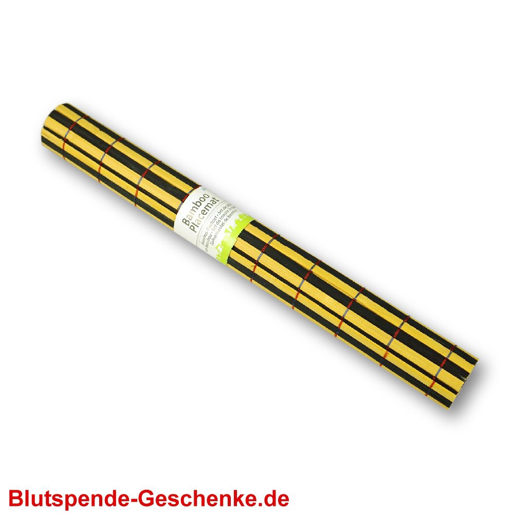 Blutspendegeschenk Bambus-Tischset