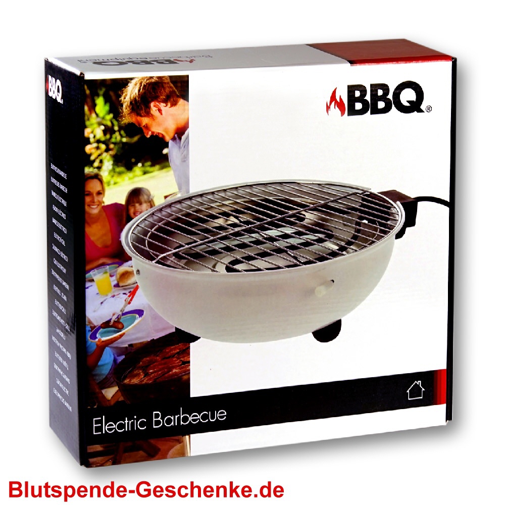 Blutspendegeschenk BBQ-Grill elektrisch