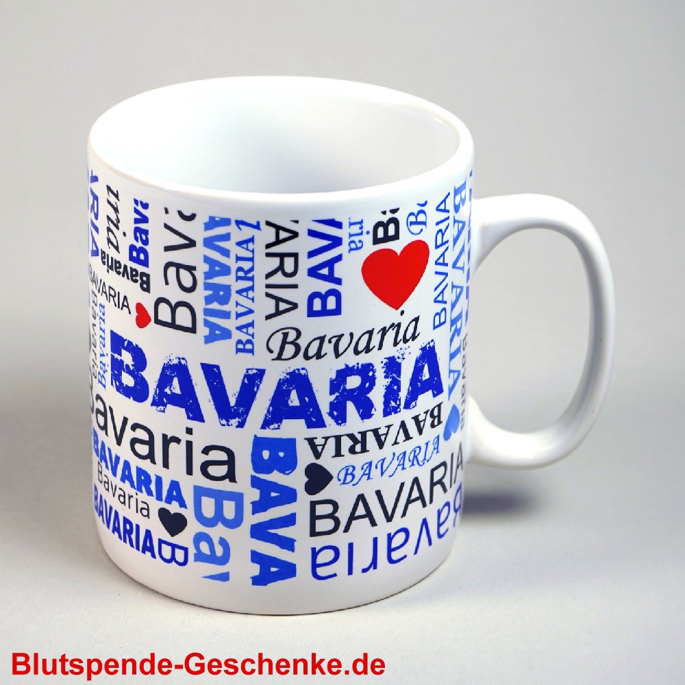 Blutspendegeschenk Bavaria-Tasse XXL