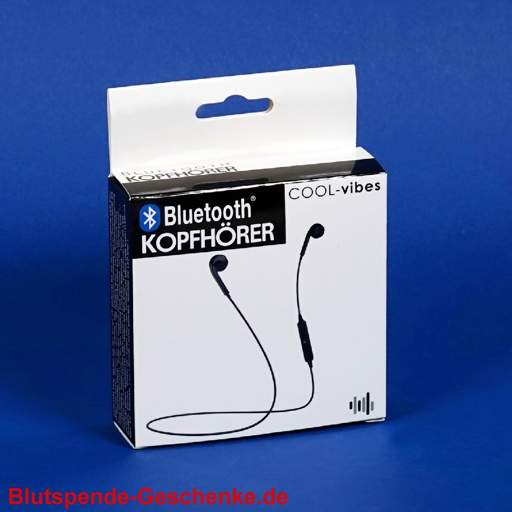 Blutspendegeschenk Bluetooth-Kopfh&ouml;rer