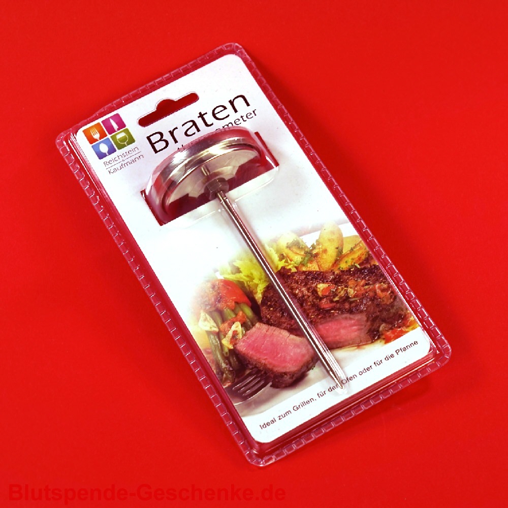 Blutspendegeschenk Brat-Thermometer
