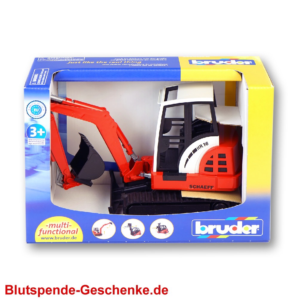 Blutspendegeschenk Bagger