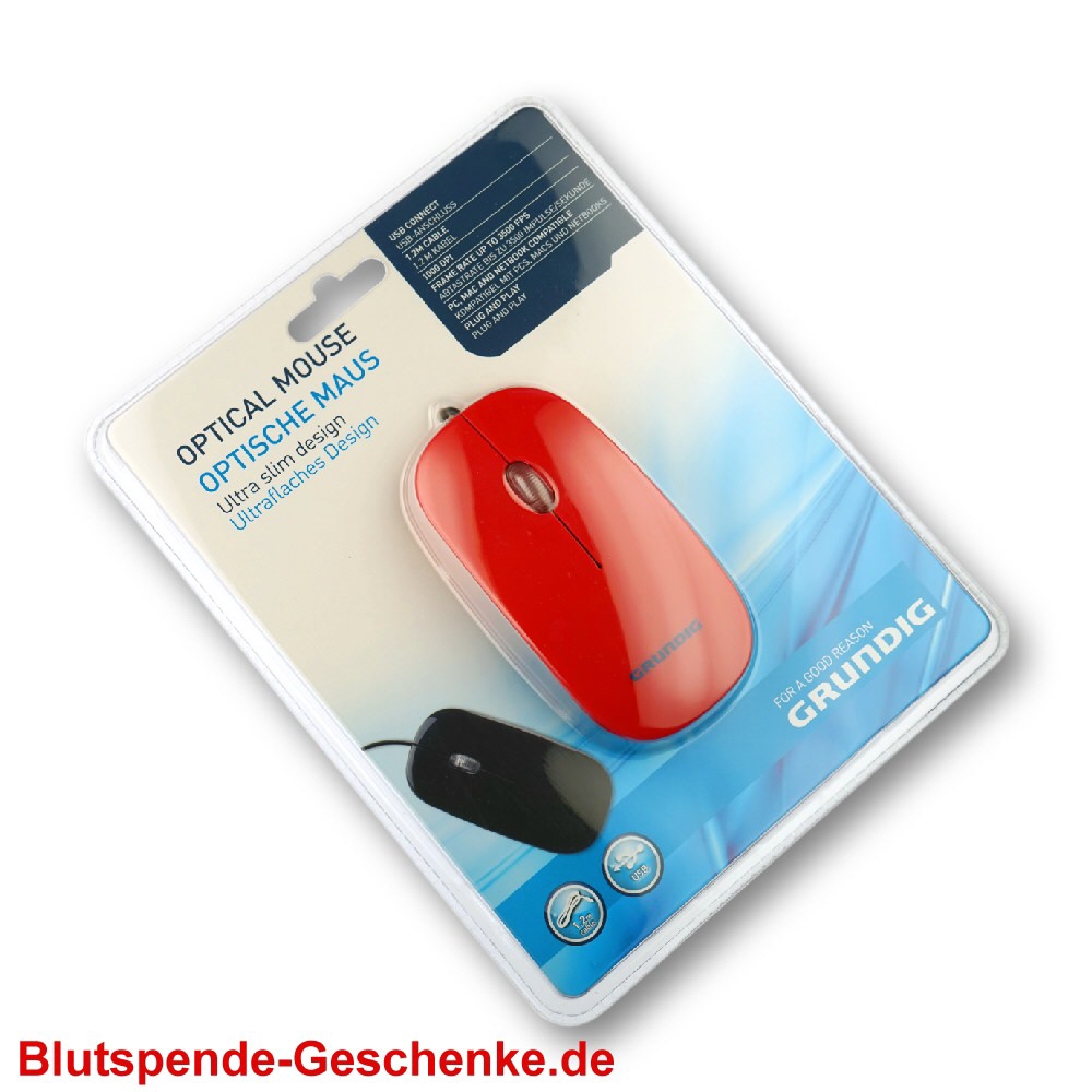 Blutspendegeschenk Computer-Maus