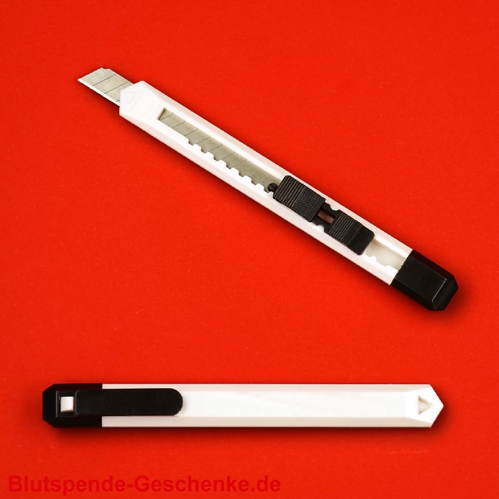 Werbemittel bedruckte Cuttermesser