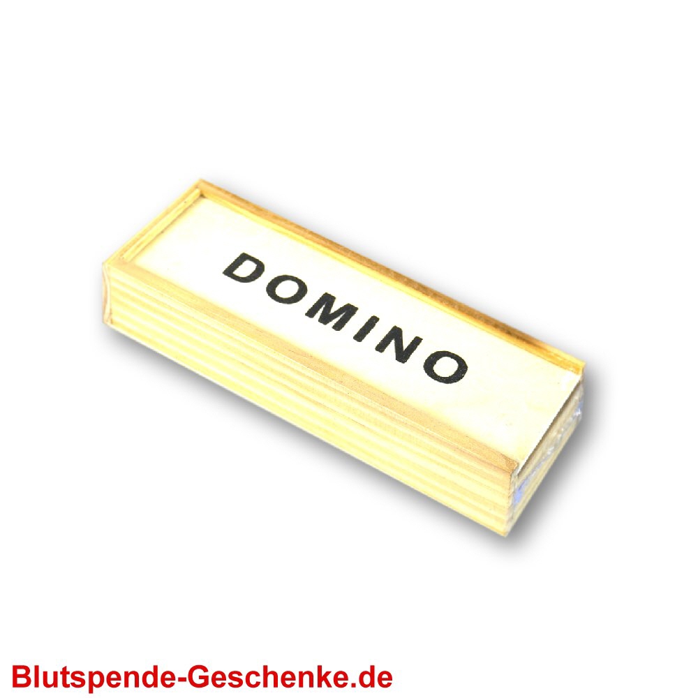 Blutspendegeschenk Domino Spiel
