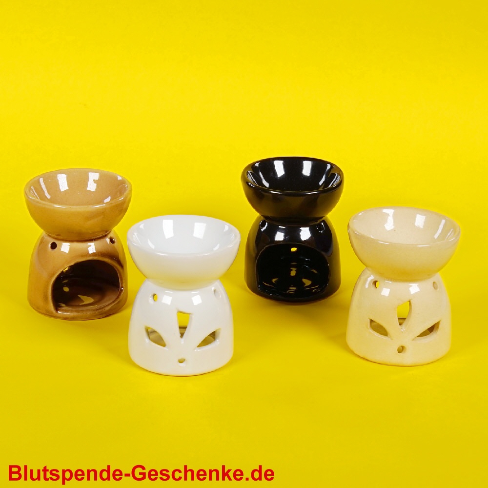 Blutspendegeschenk Keramik-Duftlämpchen