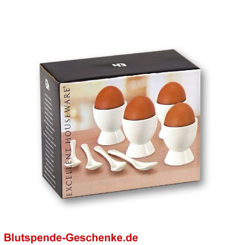Blutspendegeschenk Eierbecher-Set