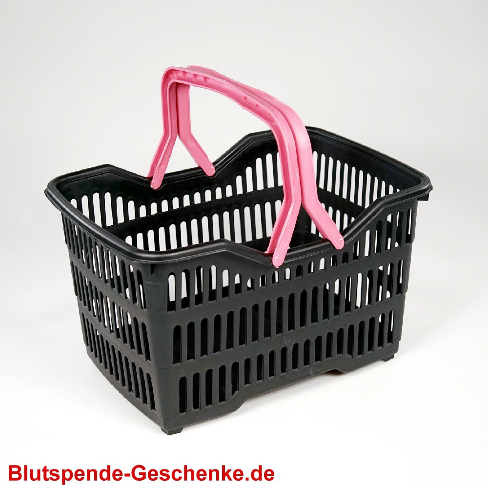 Blutspendegeschenk Kunststoff-Einkaufskorb