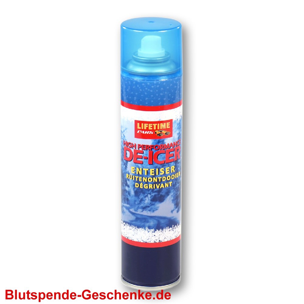 Blutspendegeschenk Enteiserspray