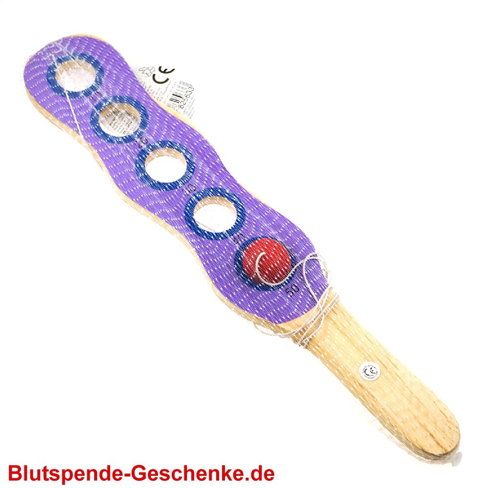 Blutspendegeschenk Holz-Fangspiel