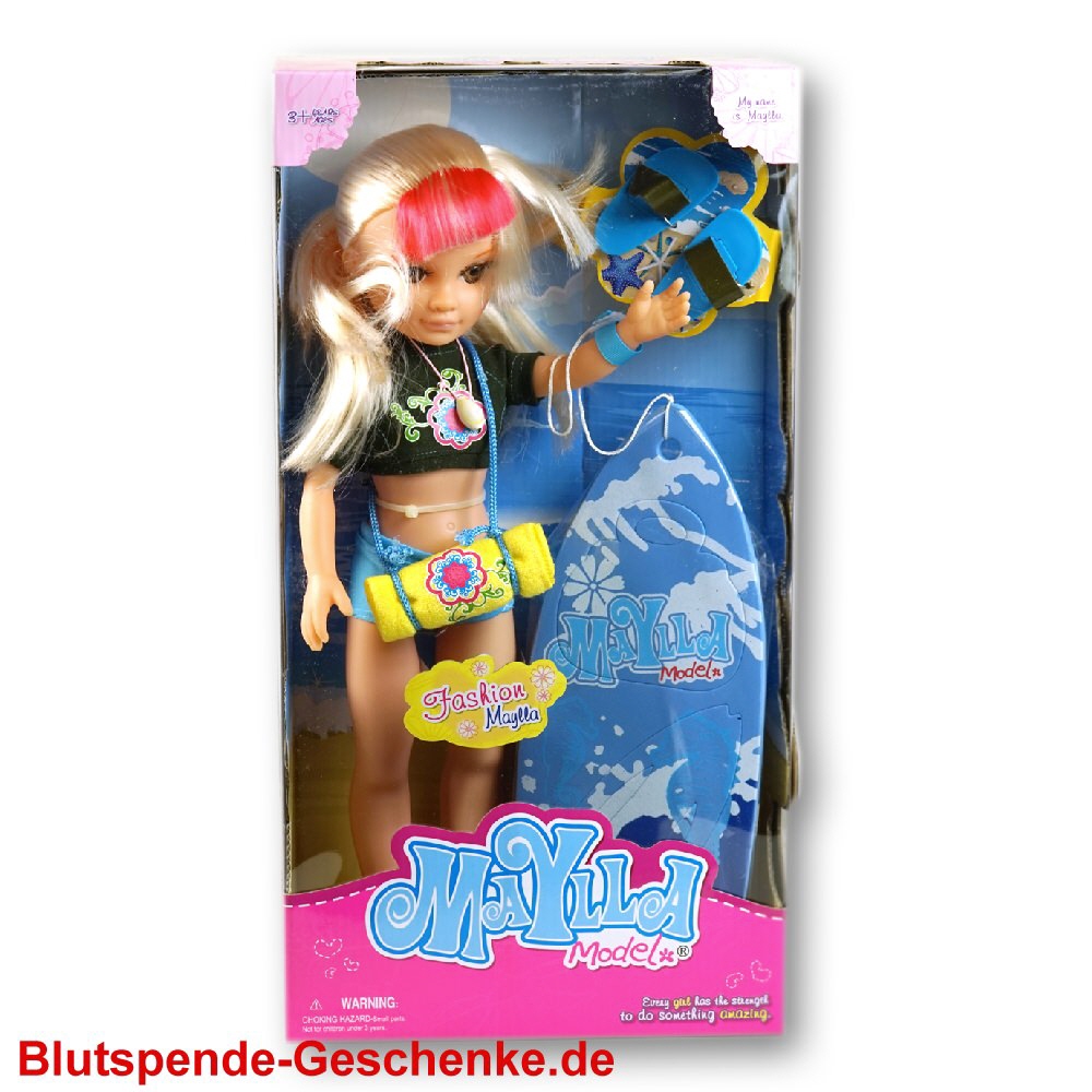 Blutspendegeschenk Puppe Fashion-Girl