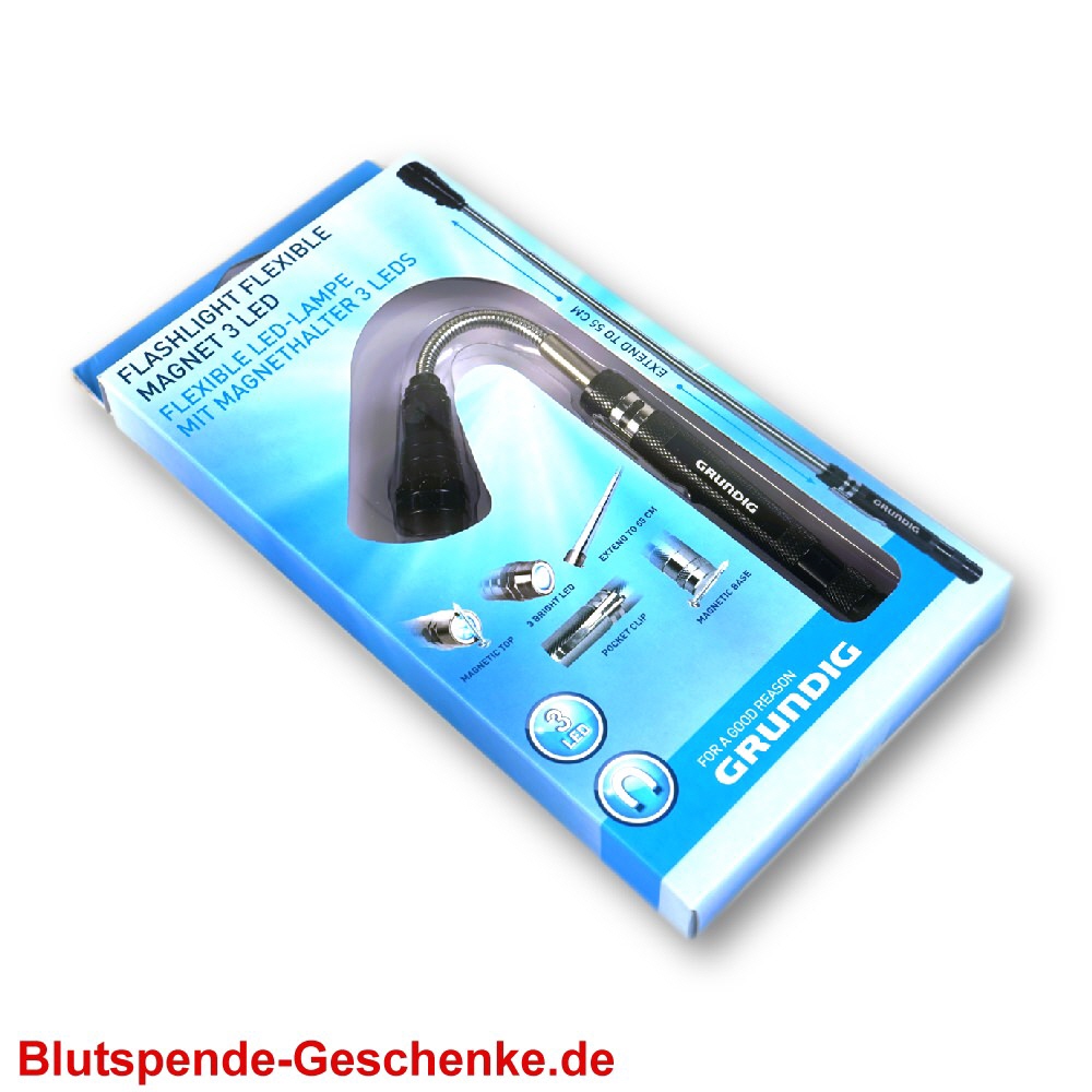 Blutspendegeschenk Flexible LED-Lampe