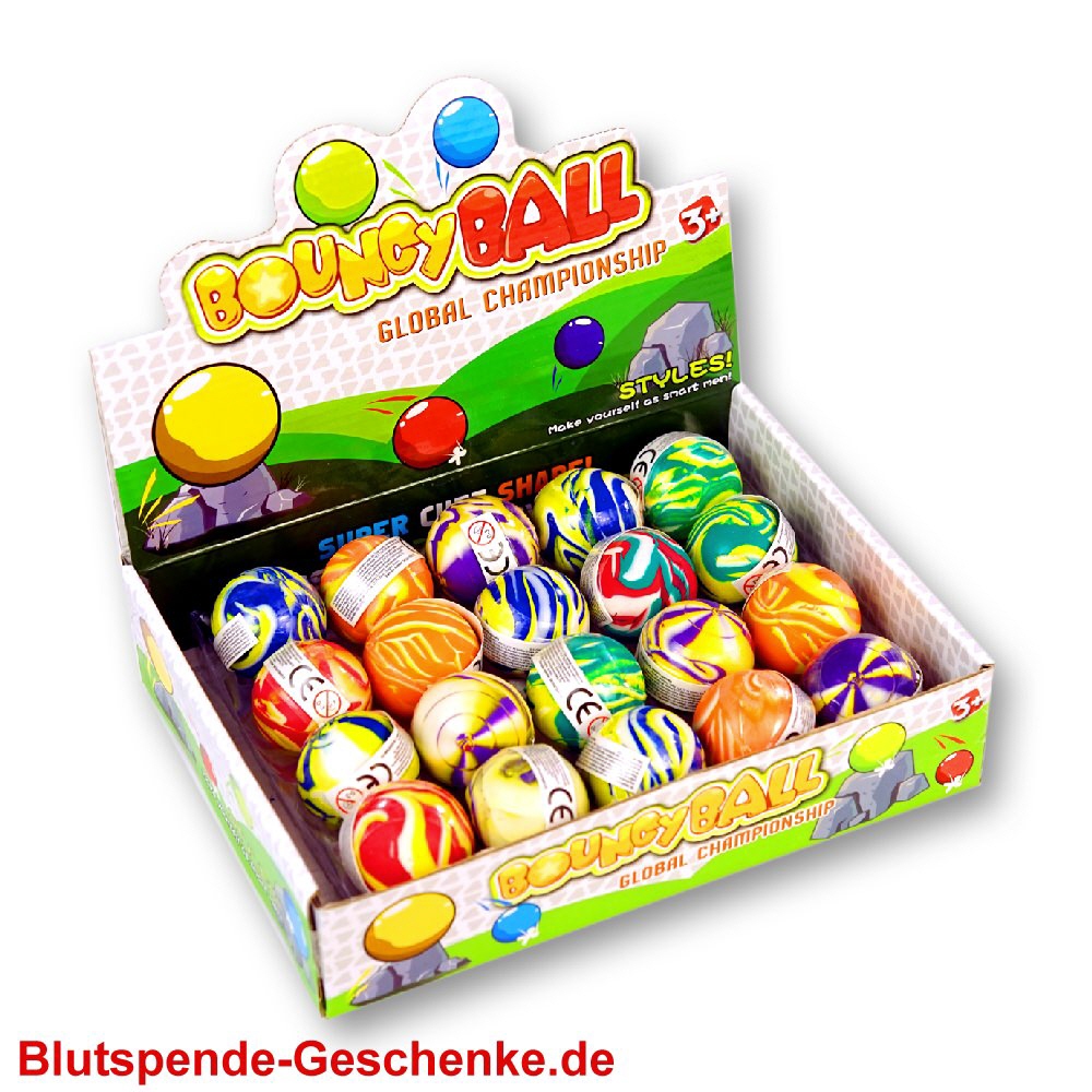 Blutspendegeschenk H&uuml;pfb&auml;lle Flammendesign