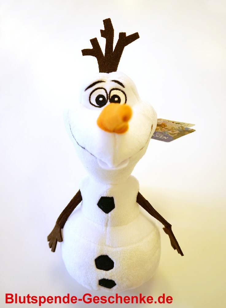 Blutspendegeschenk Frozen Olaf