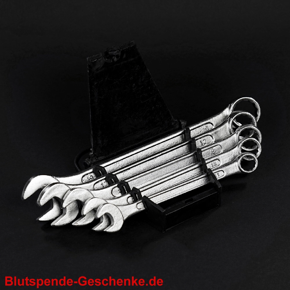 Blutspendegeschenk Gabel-Ringschlüssel-Satz