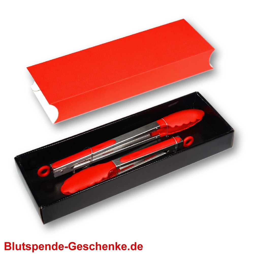 Blutspende-Geschenkset K&uuml;chenzangen