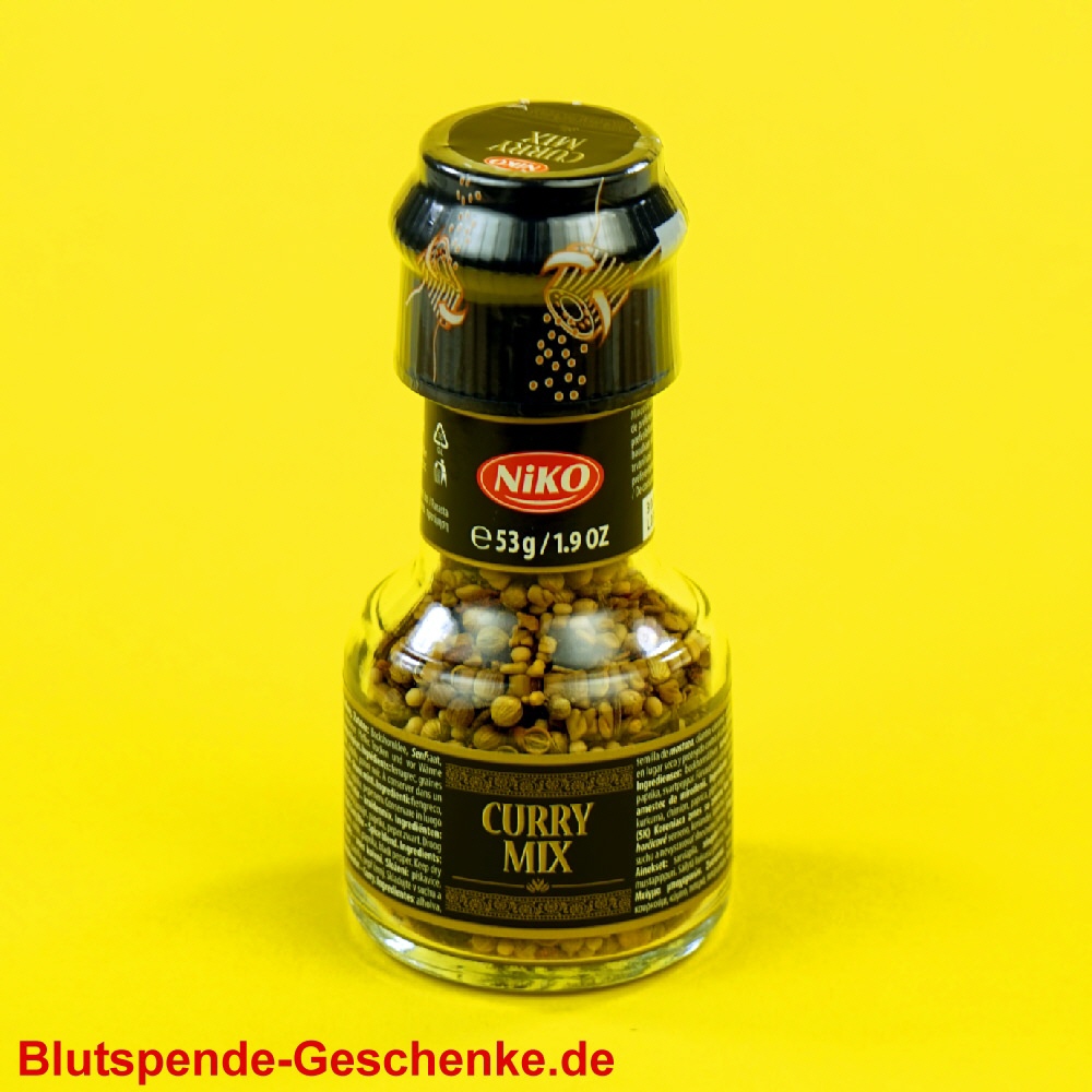 Blutspendegeschenk Gew&uuml;rzm&uuml;hle Currymix