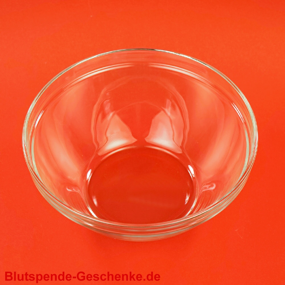 Blutspendegeschenk Glasschale 23 cm