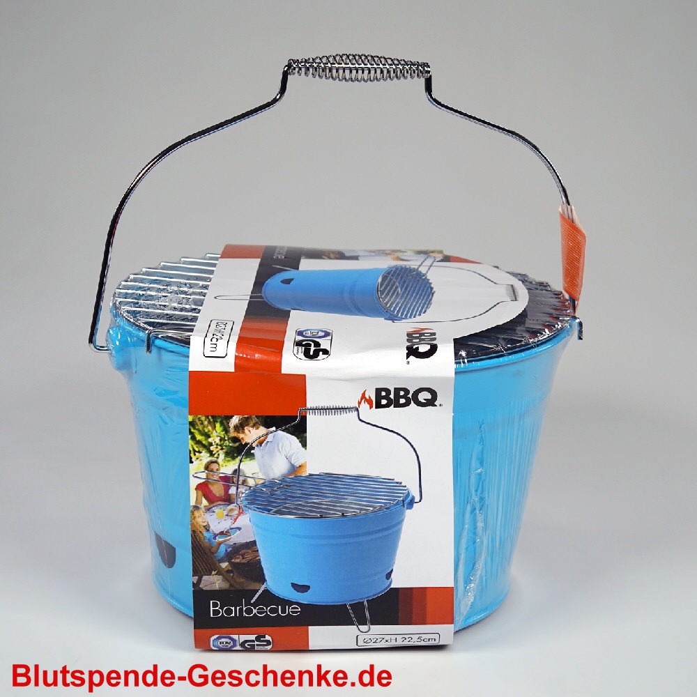 Blutspendegeschenk Grilleimer