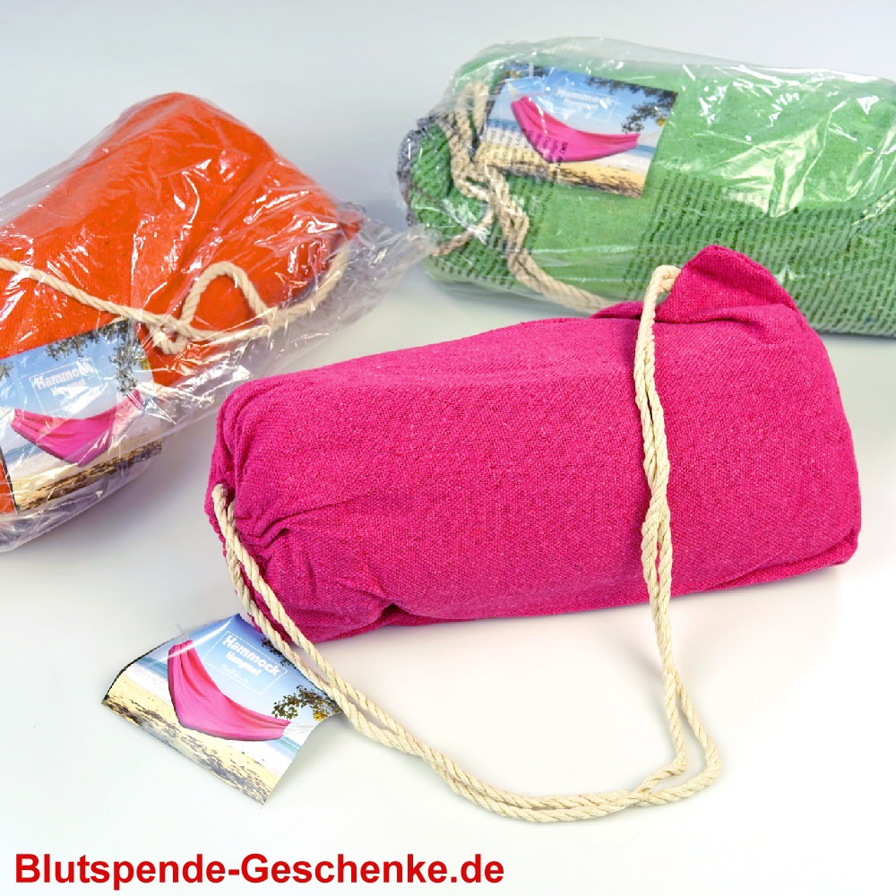 Blutspendegeschenk H&auml;ngematte