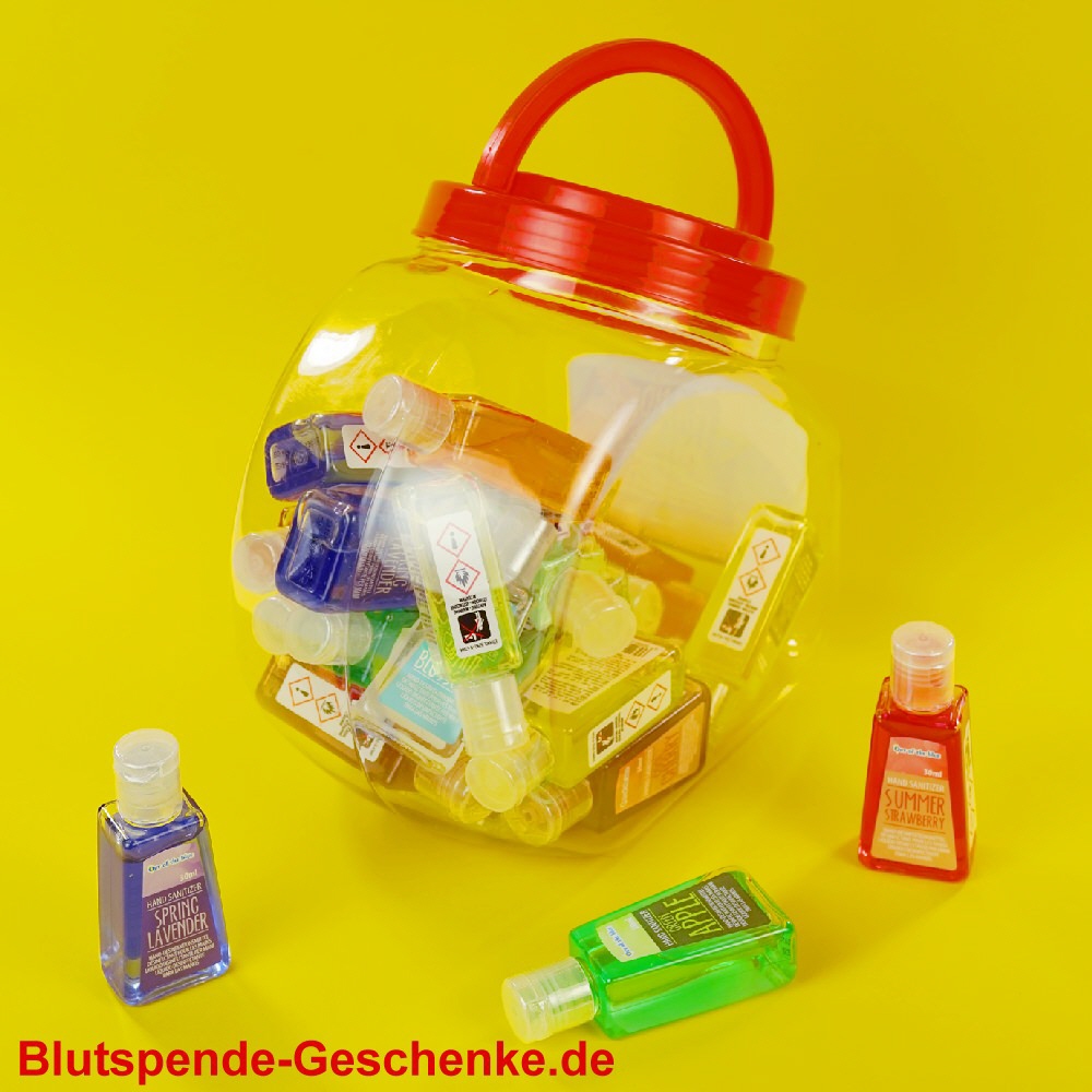 Blutspendegeschenk Desinfektionsmittel