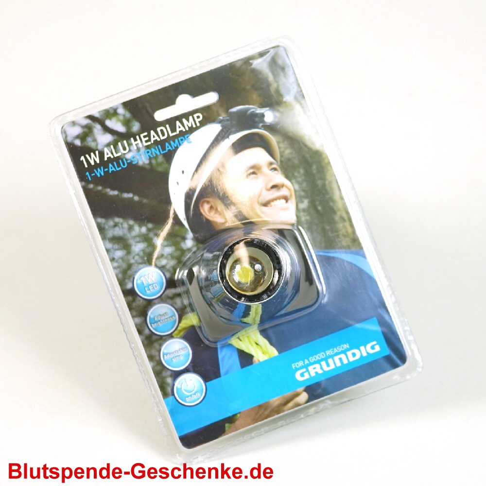 Blutspendegeschenk Helm-Lampe